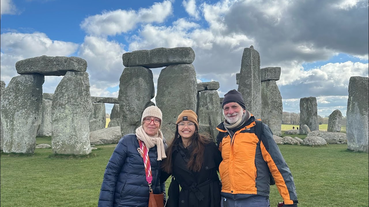From Italy to Stonehenge: Showing My Godparents British History. ❤️ Tibetan Vlogger.