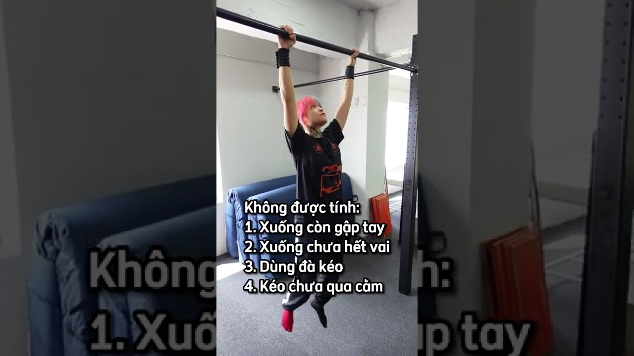 Luật thi đấu VNSWC nội dung Pull up v&agrave; Weighted Pull up