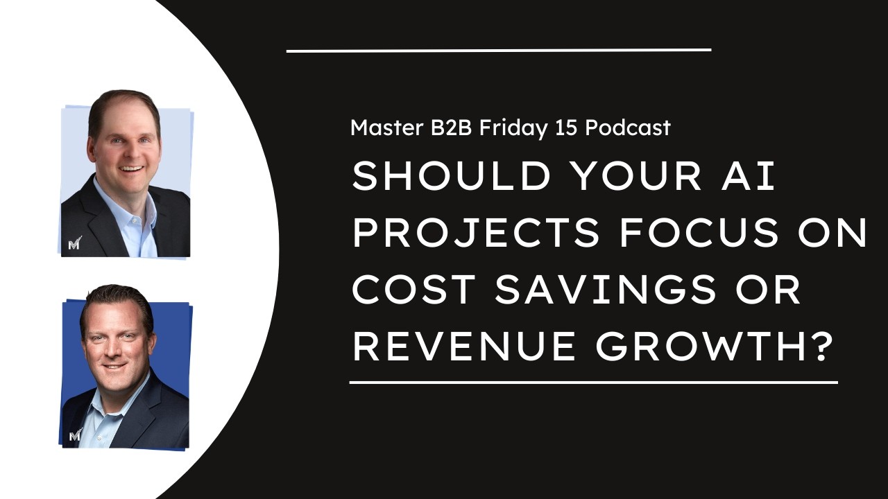 B2B eCommerce: Focus on Making Money or Saving Money with AI?