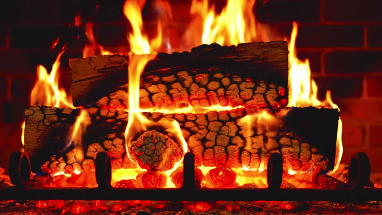 This Cozy Fireplace Will Melt Your Stress Away 🔥 Relaxing Fire Sounds