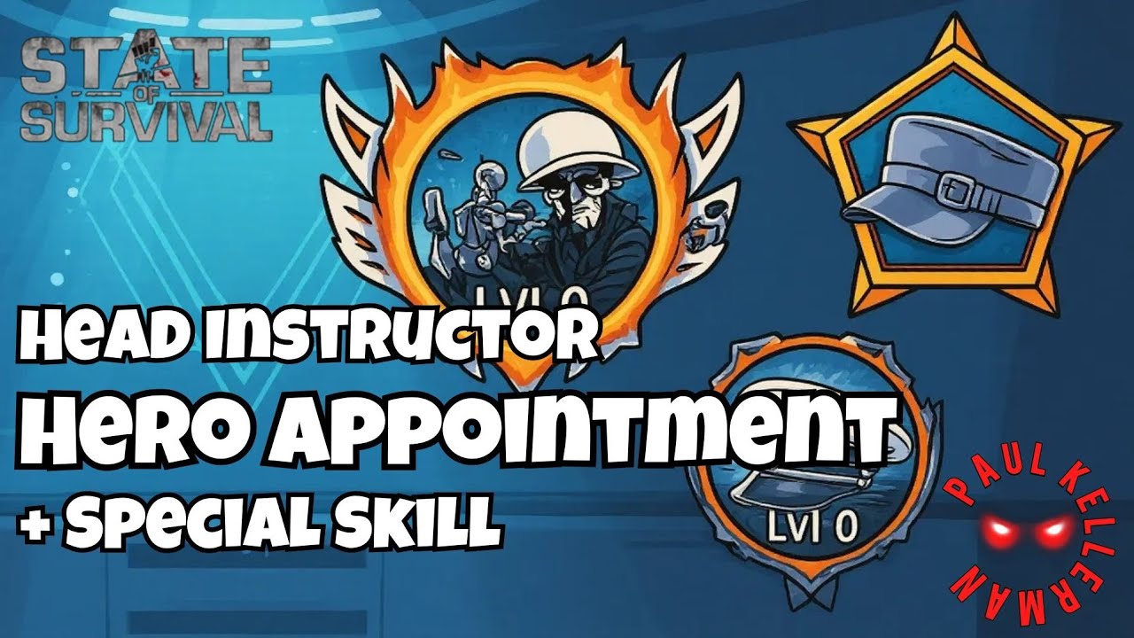 State of Survival: New Hero Appointment Talents - Head Instructor + Special Skill
