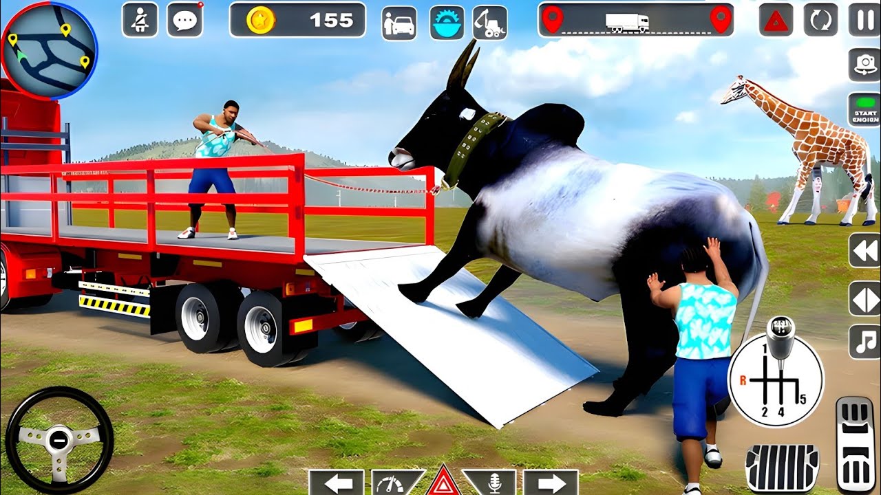 Offroad Farming Adventure! | Farm Animal Truck Driving Simulator Gameplay