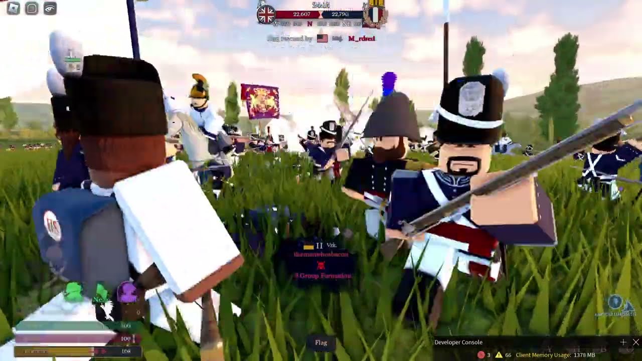 Roblox Napoleonic Wars | United States Army | 21st EU Battle