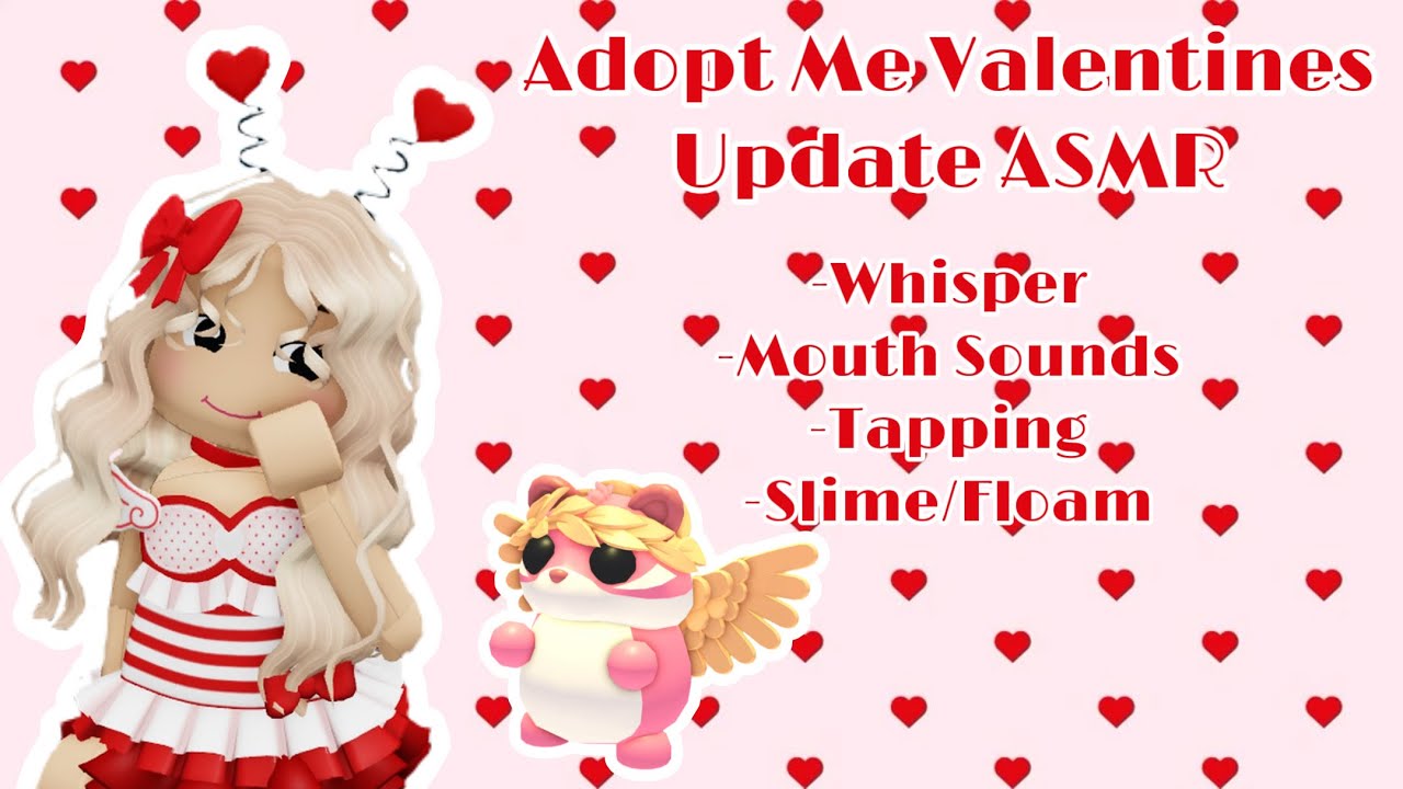 Adopt Me Valentines Update ASMR - Mouth Sounds - Tapping - Slime Playing - Roblox - realghostspider