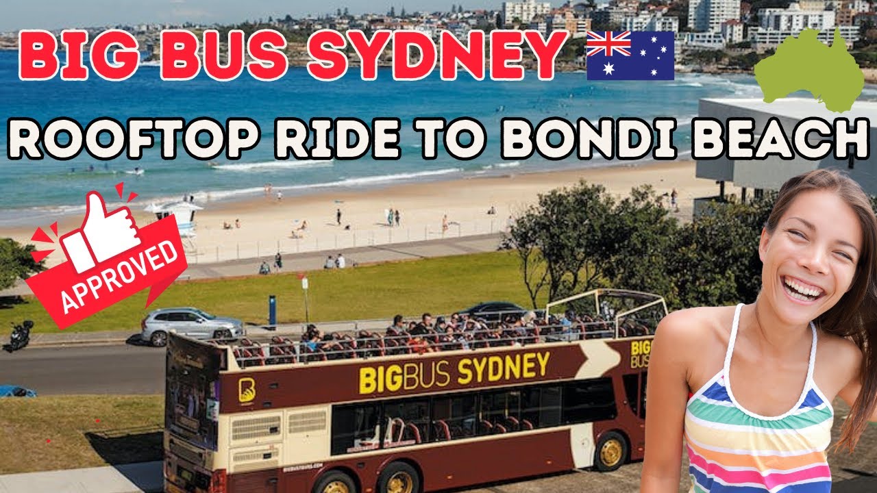 🦘🏖️ 🇦🇺 Top Deck Bus Ride with Breathtaking Views! Sydney to Bondi Beach