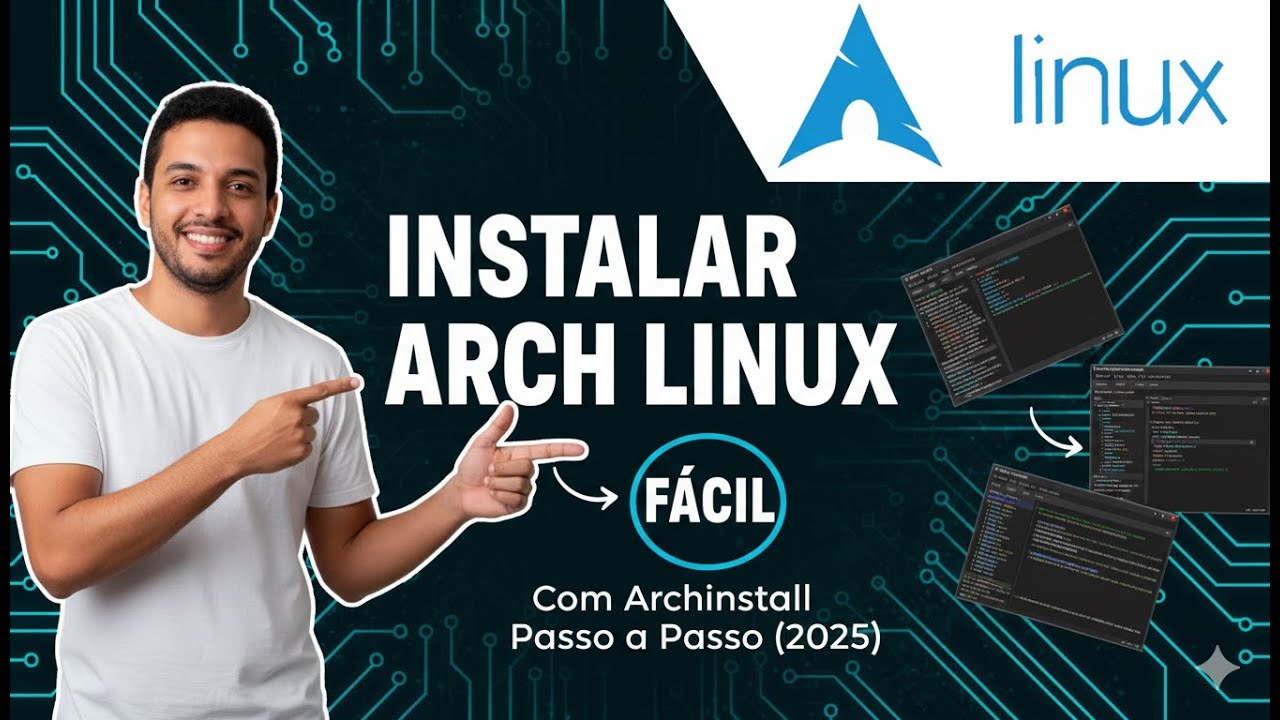 Como Instalar o Arch Linux (Minimum Install) 2026 FÁCIL com ArchInstall Passo a Passo Completo!