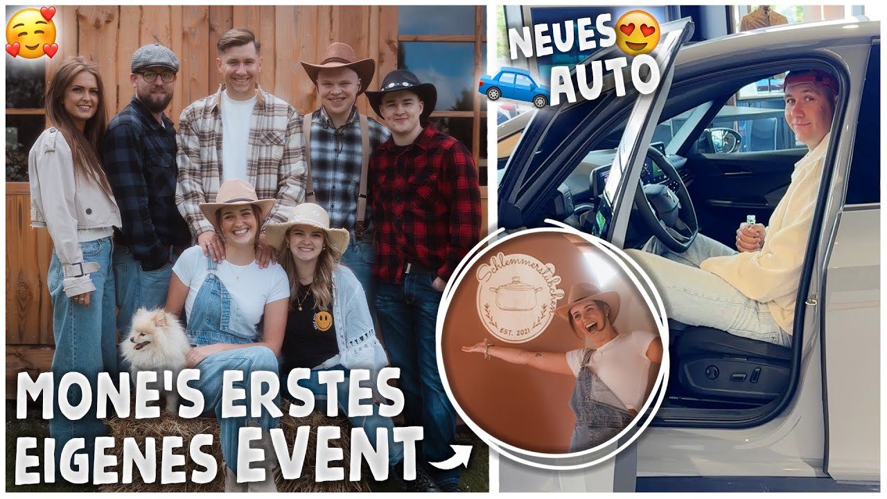 MONE’S ERSTES EIGENES EVENT!🥹😍 + wir BESTELLEN unser neues AUTO🚘 | kobexmone