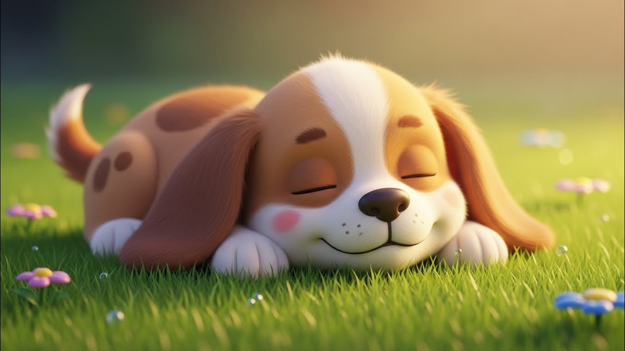 The Little Dogs 🐶🎶 | Cute Animal Nursery Rhyme for Kids
