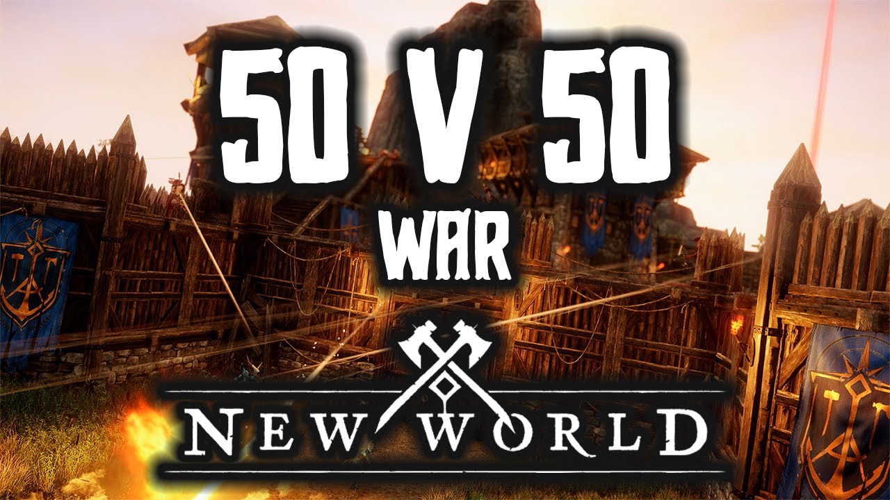 LVL 60 SHOTCALLING In The New World 50 VS 50 WAR FOR WINDSWARD!