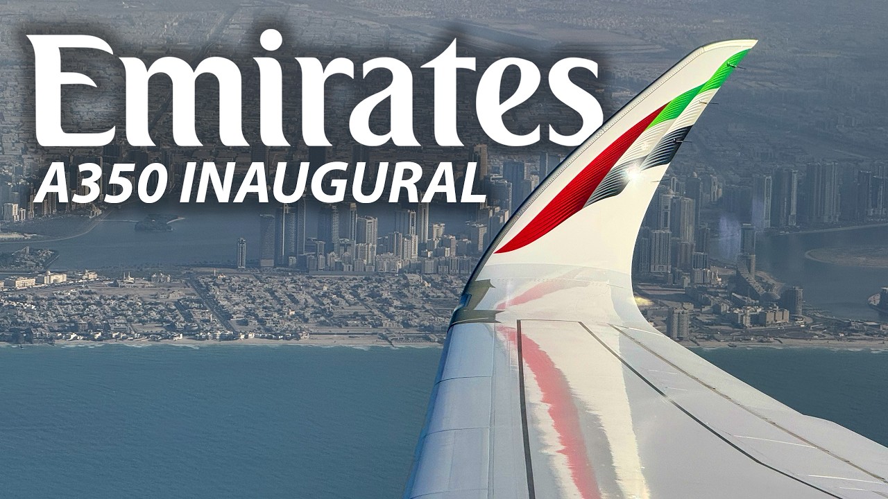 Emirates A350 First Flight!