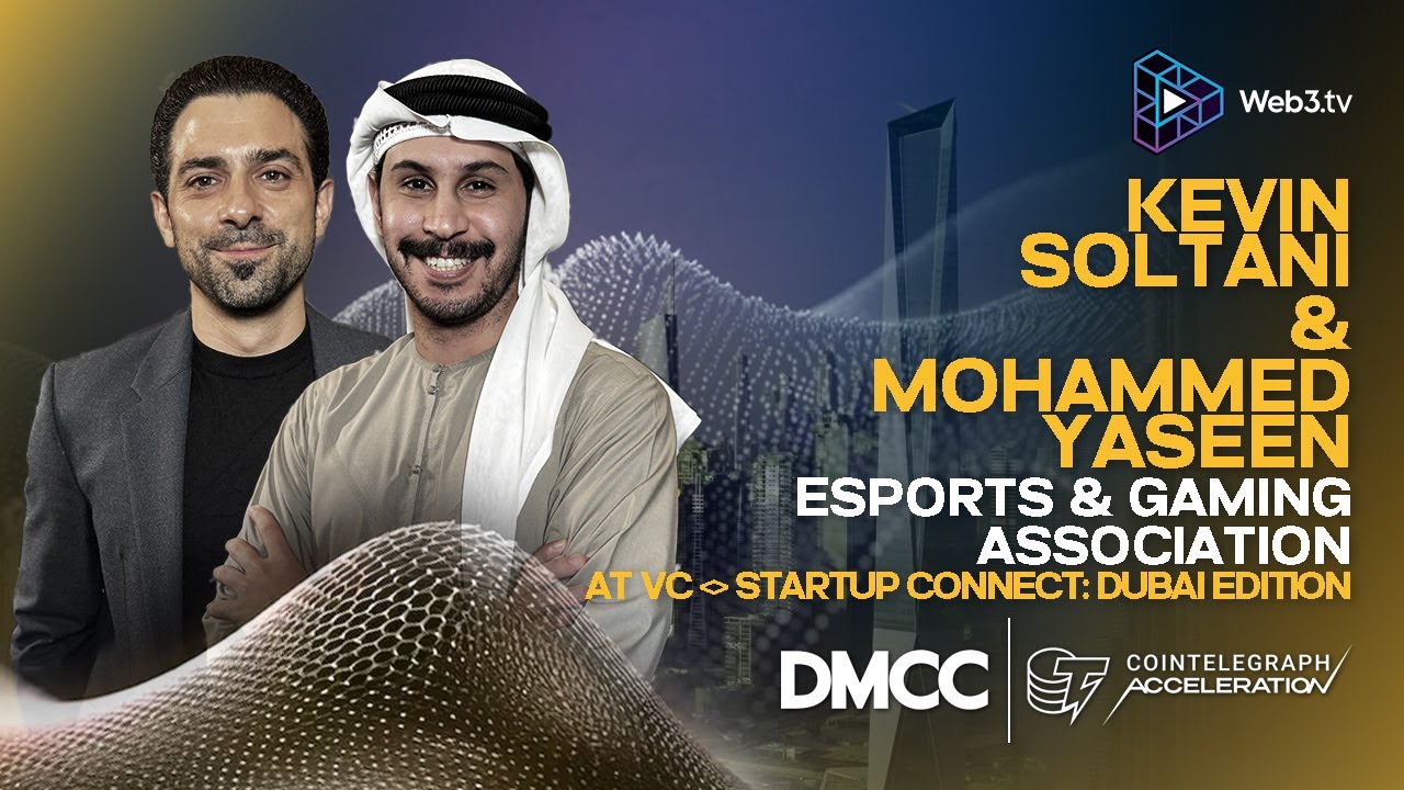Kevin Soltani and Mohammed Yaseen at VC Startup Connect: Dubai Edition | Cointelegraph