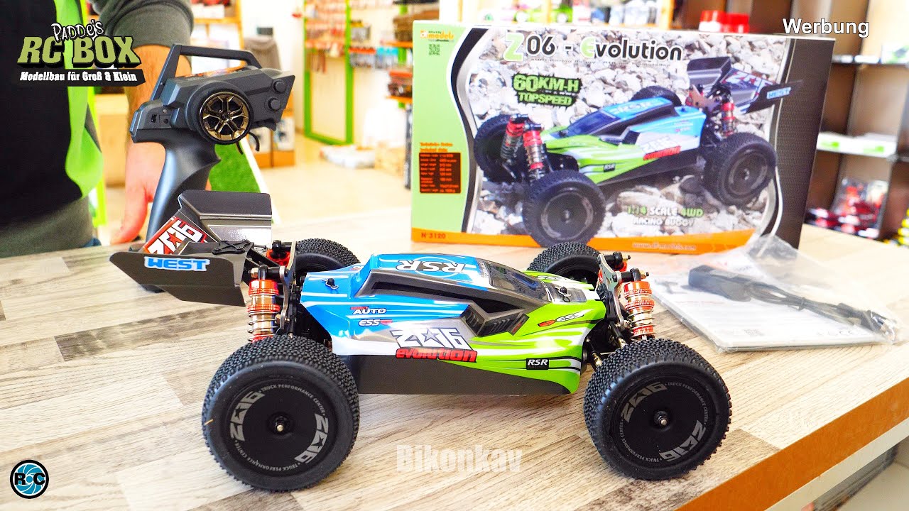 High Speed Racing RC Car Z06 Evolution 4WD Racing Buggy 60 km/h | Unboxing (Wltoys 144001)