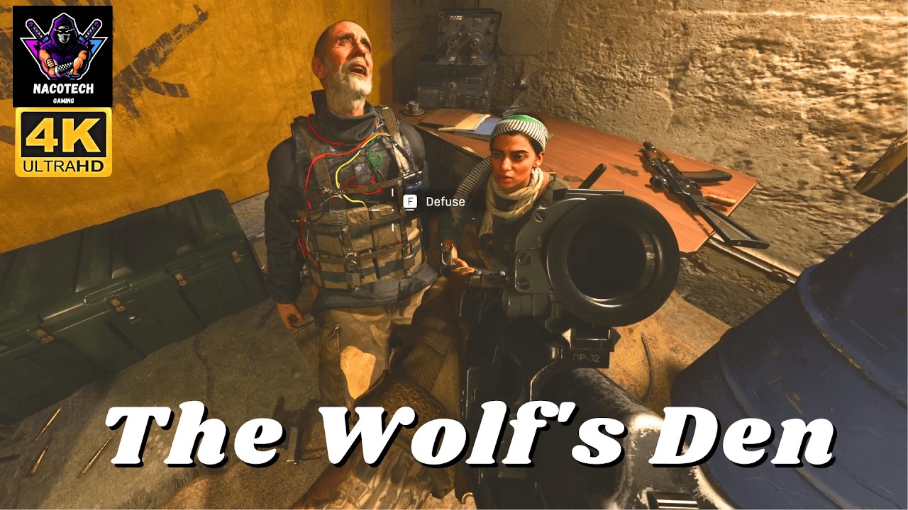 Call of Duty- Modern Warfare-2019 - Mission-10 - The Wolf's Den- 4k