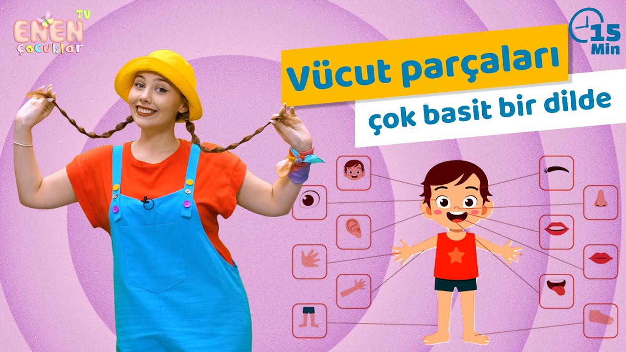 Çocuklara vücut bölümlerinin isimlerini öğretmek / Basit bir dille vücut bölümlerini öğretmek