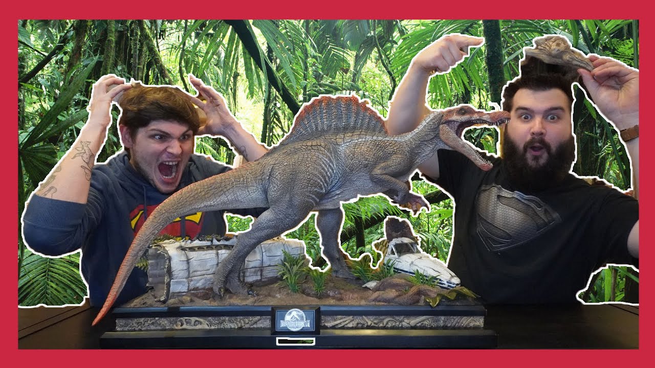 Level UP Prime 1 Studio avec le Spinosaure Jurassic Park 3 ! Vous allez halluciner :o