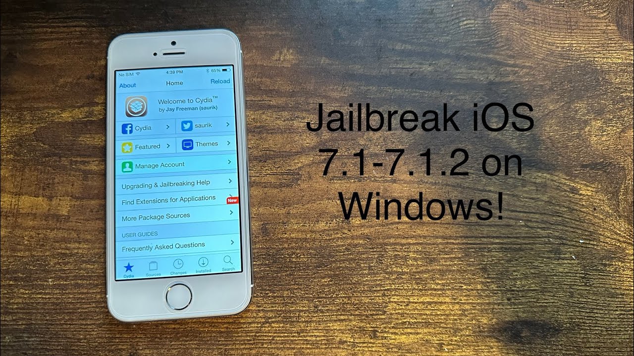 Руководство по джейлбрейку iOS 7.1-7.1.2 (Windows) (работает в 2024 году)