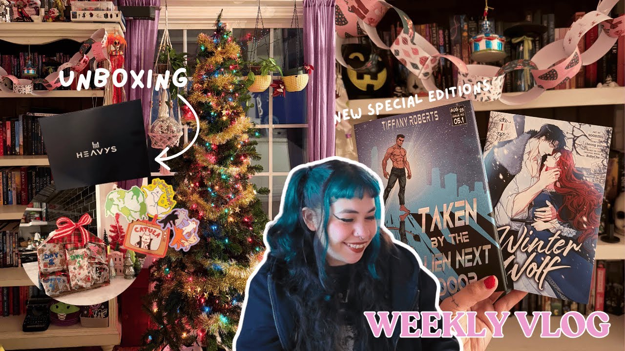 Видеоблог - повседневная жизнь🐠, распаковка наушников Heavy🎧 и новые книги специального издания📖