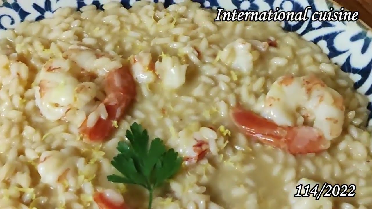 Come fare un risotto a i Gamberi e Limone strepitoso ( Subtitles ) @ChefJasonznc