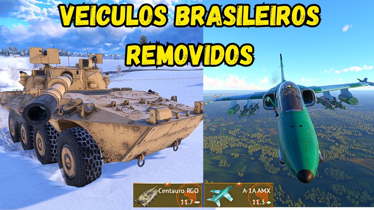 ESSES VEICULOS BR FOI REMOVIDO DO WAR THUNDER !