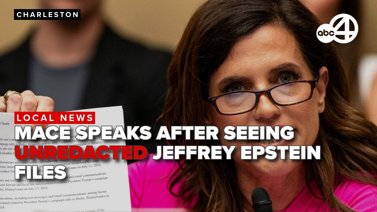 LIVE: U.S. Rep. Nancy Mace holds a press conference after viewing Epstein files