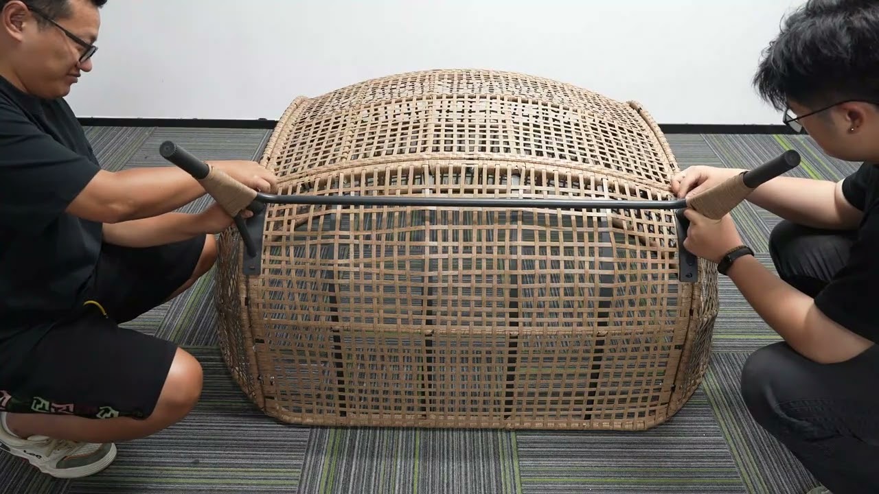 Installation Video Oversized Double Egg Chair