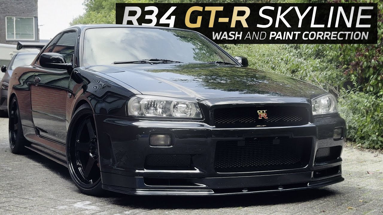 JDM Legend Full Detail and Paint Correciton! - Nissan Skyline R34 GT-R