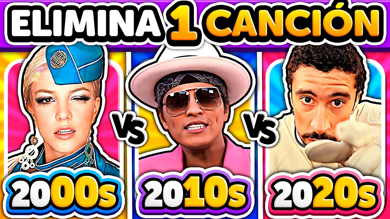 Elimina UNA Canción ❌ Versus de Décadas - 2000s vs 2010s vs 2020s | Club Quiz Trivia Música