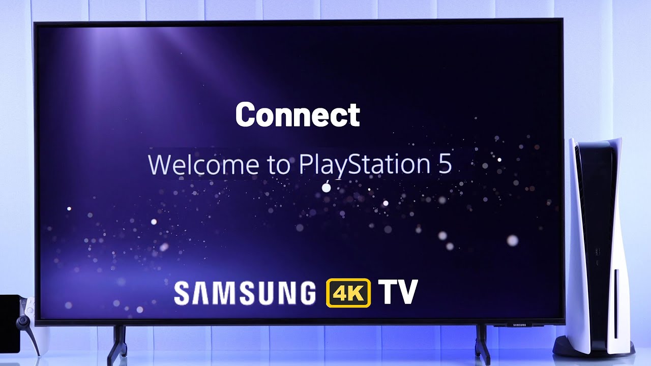 How to Connect a PlayStation 5 to Samsung Smart TV! [First Time]