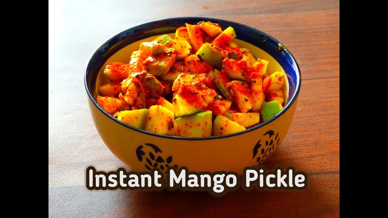 कैरीचे झटपट  लोणचे  |  Instant Mango Pickle | Kairiche Lonache | #AkshadasRecipe