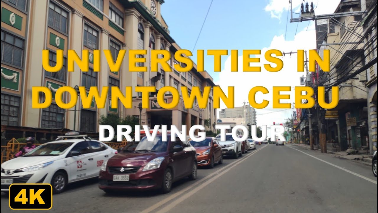 University of: San Carlos, Cebu, San Jose Recoletos, the Visayas l 4K Cebu l driving tour l