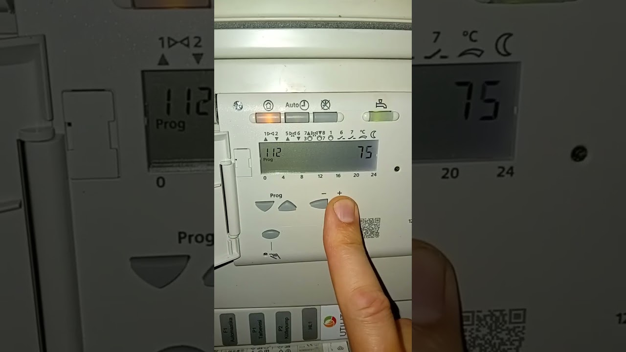 siemens rvd 140,ввод времени открытия(р 111)и закрытия(р112)привода гвс