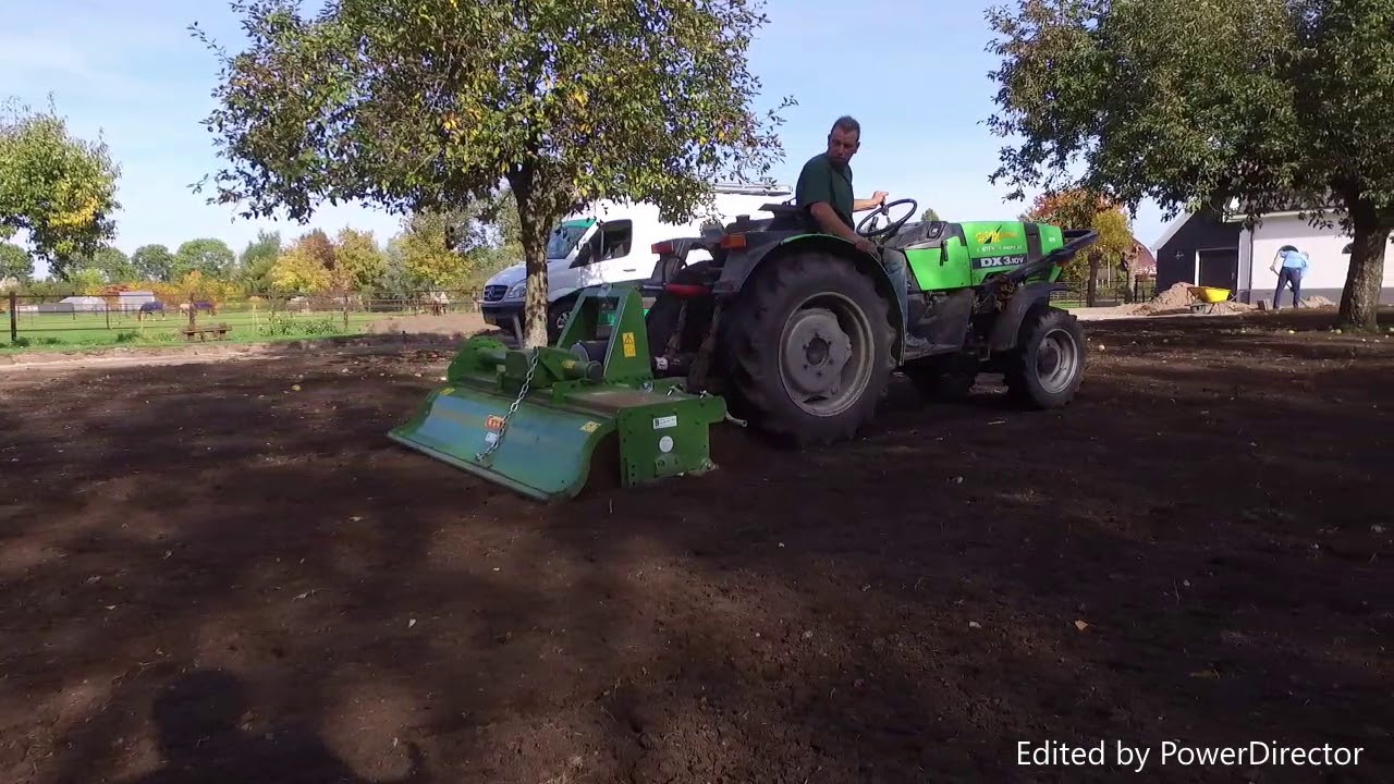 tuin frezen met deutz dx 3.10 v [dji phantom 3]loonbedrijf van Meeteren