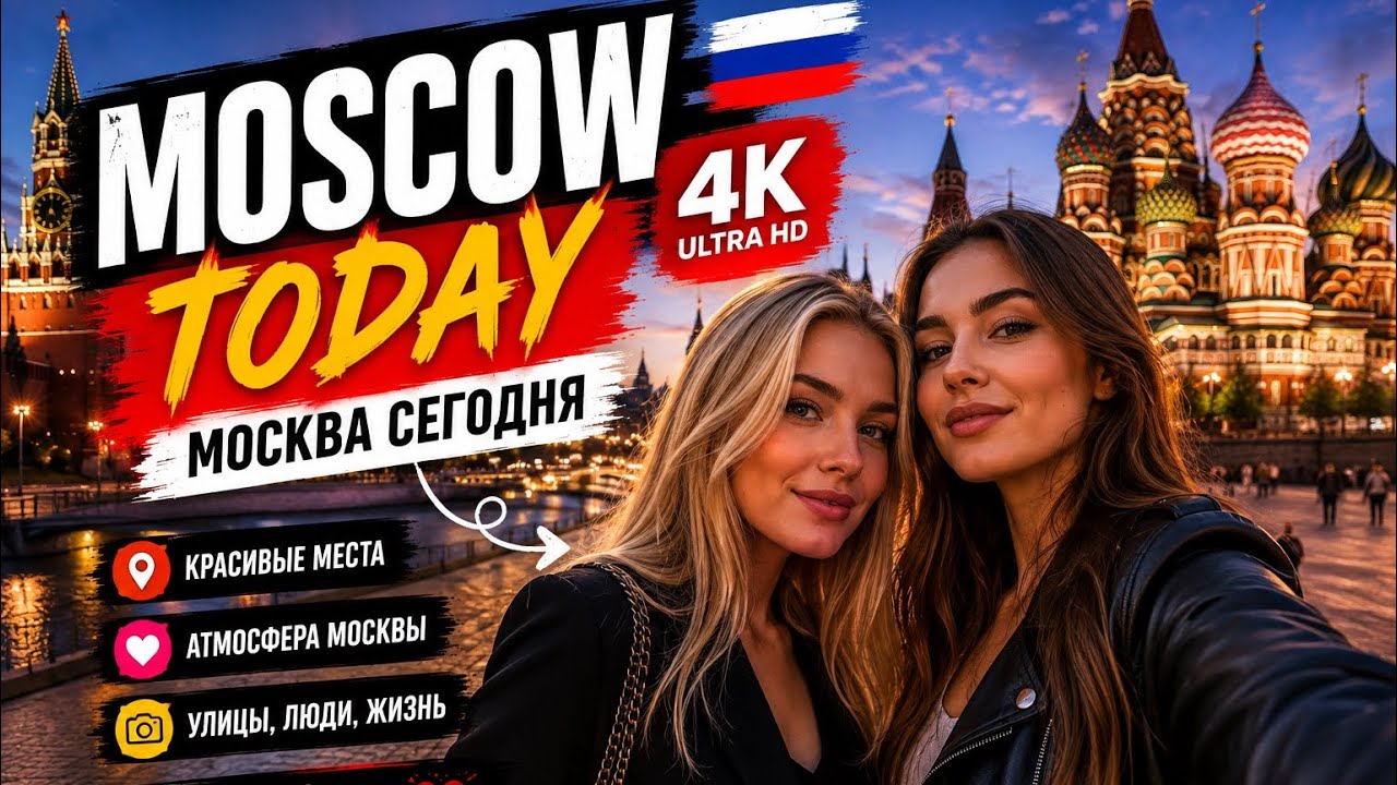 🇷🇺Moscow today| Москва сегодня 4К