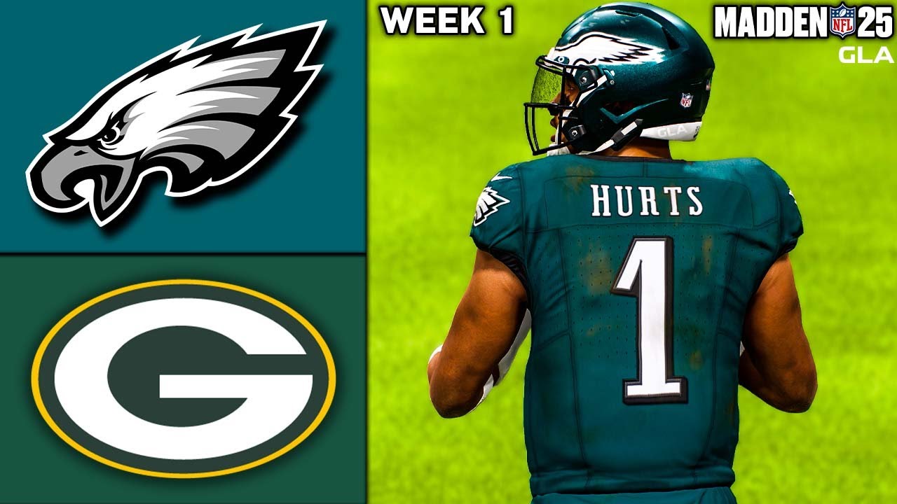 Eagles vs. Packers | Week 1 Simulation | Madden 25 Gameplay