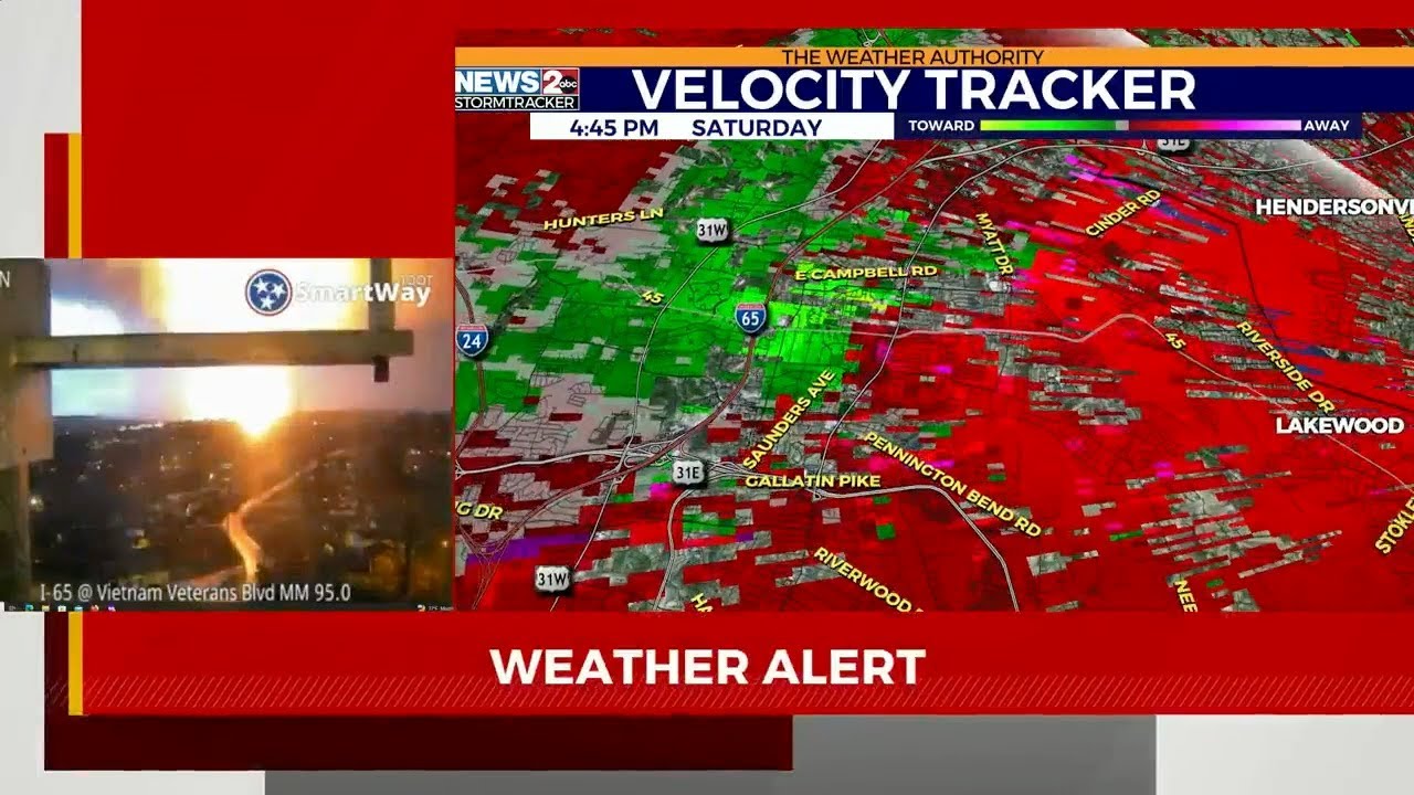 Tornado Coverage (12/9/23) - WKRN Nashville (Part 3)
