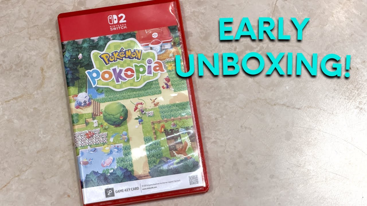 EARLY Pokemon Pokopia Unboxing! (Nintendo Switch 2)