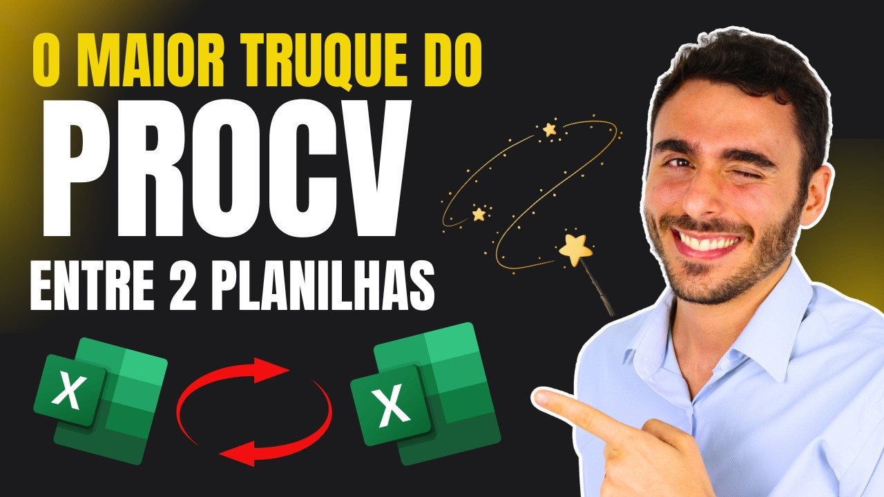Como FAZER PROCV entre 2 PLANILHAS no Excel - MUITO FÁCIL!