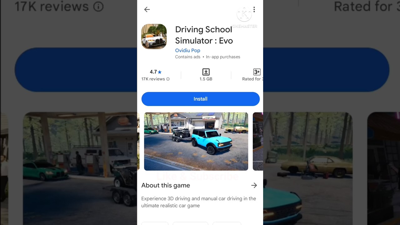 How To Download Car Driving School Simulator : Evo .  #car   #driving   #games