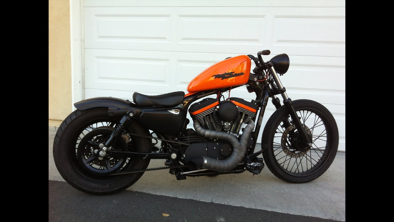 Harley Sportster Bobber Riding Vid
