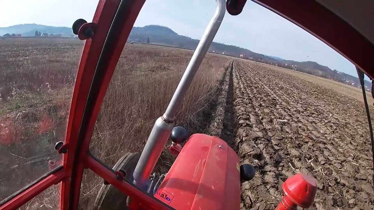 Od početka do kraja-oranje njive u polju-Marko Traktorista [GoPro]