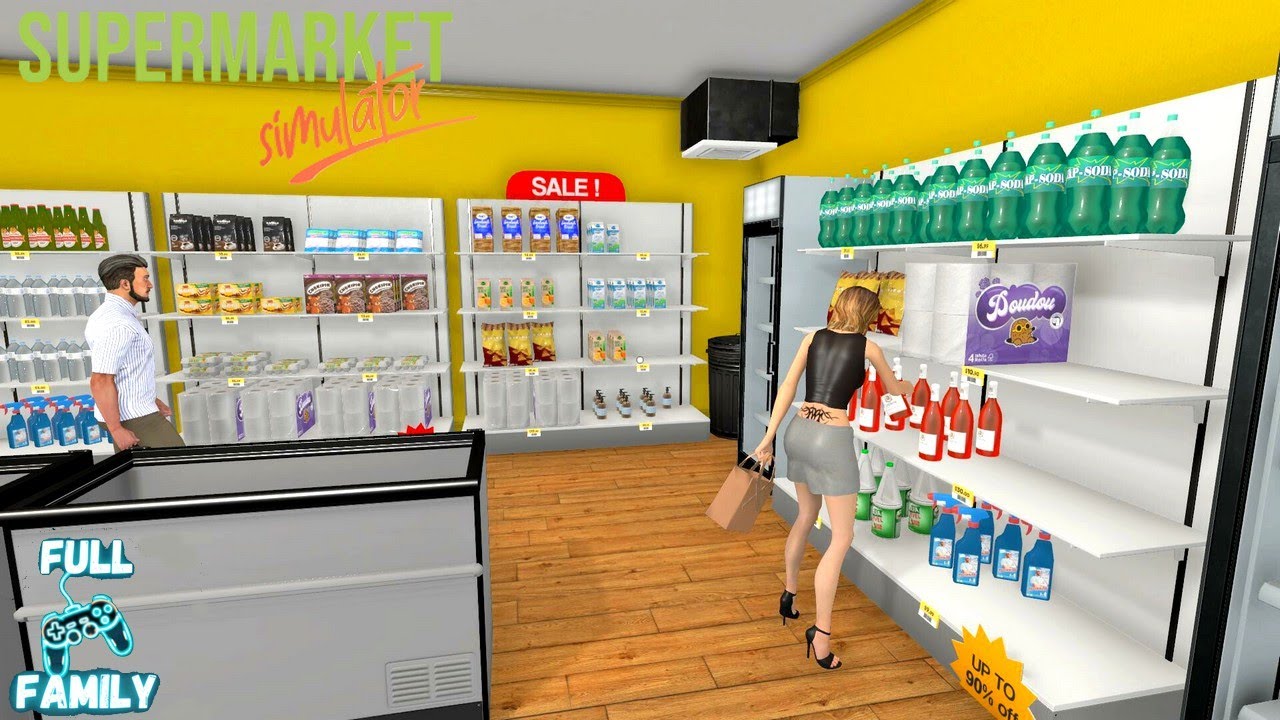 J'OUVRE ET JE GÈRE MON SUPERMARCHÉ / SuperMarket Simulator