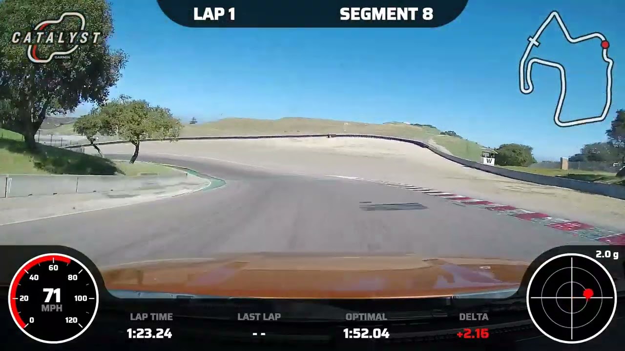 Laguna Seca - Second Session 350Z