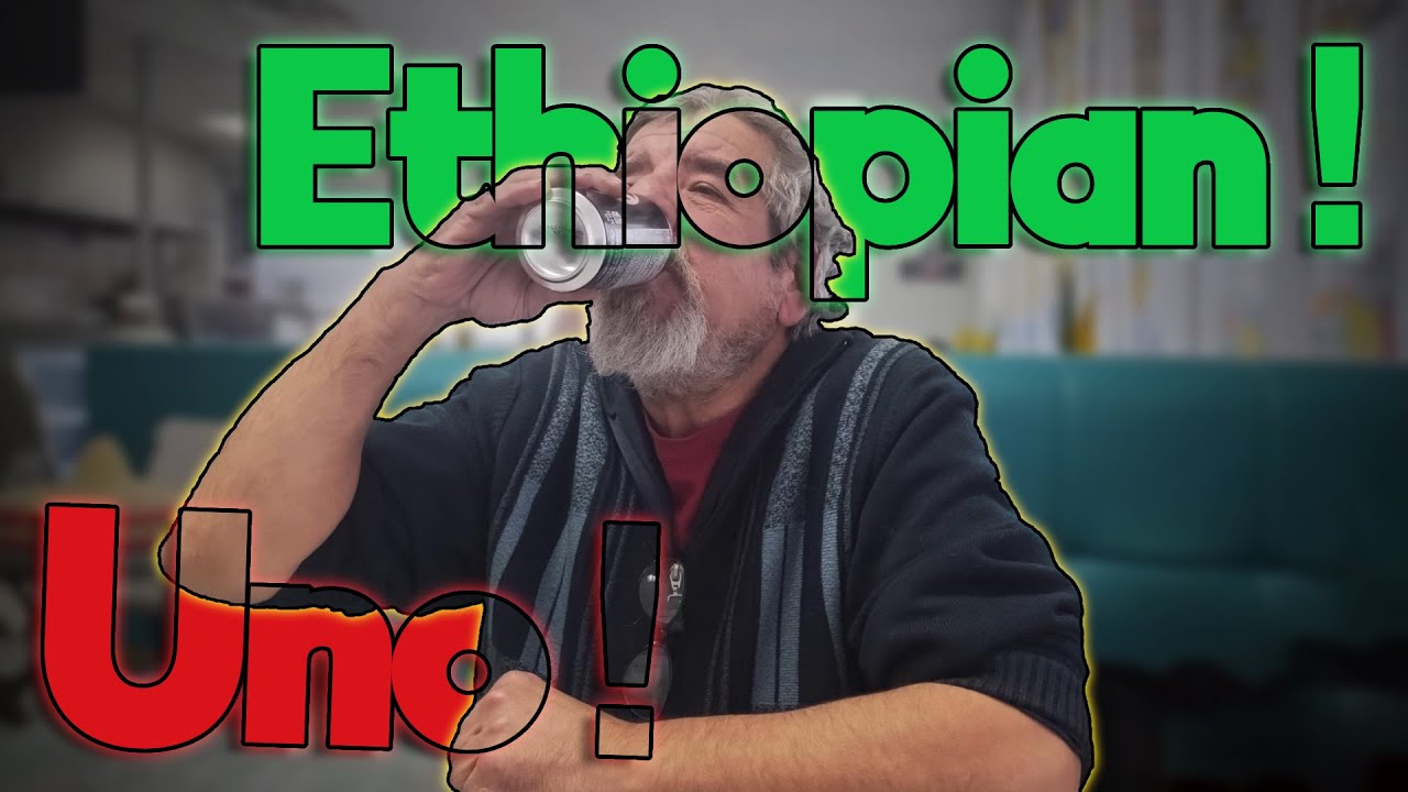 Playing Uno with my Dad at an Ethiopian Restaurant!