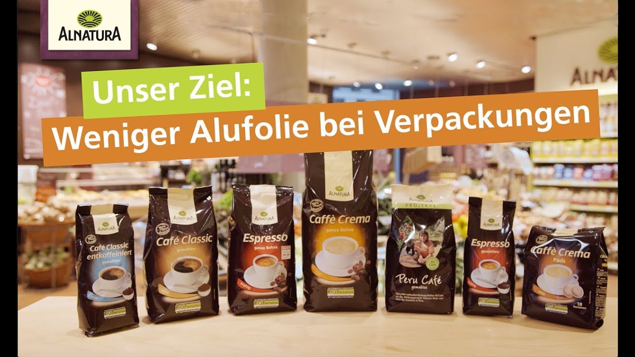 Alnatura macht Sinn: Neue Kaffeeverpackungen
