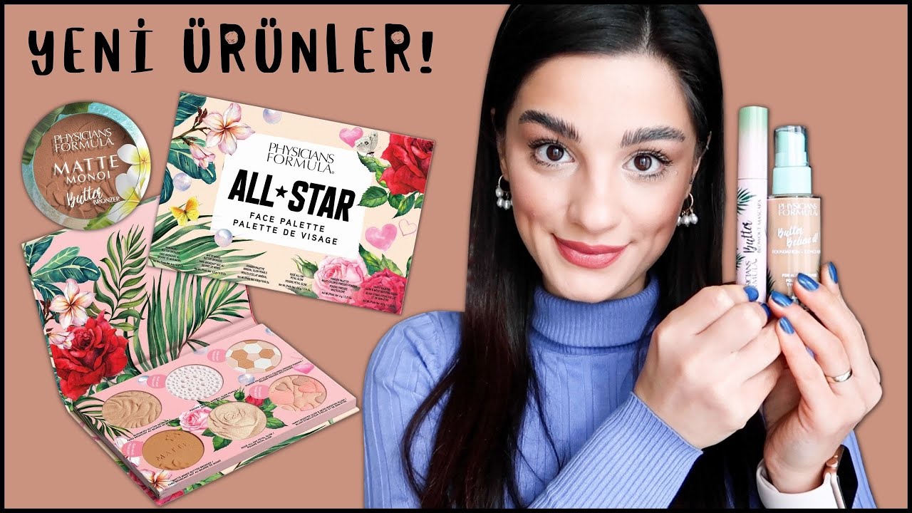 PHYSICIANS FORMULA BUTTER 🥥🌴 YENİ ÜRÜNLERLE TEK MARKA MAKYAJ