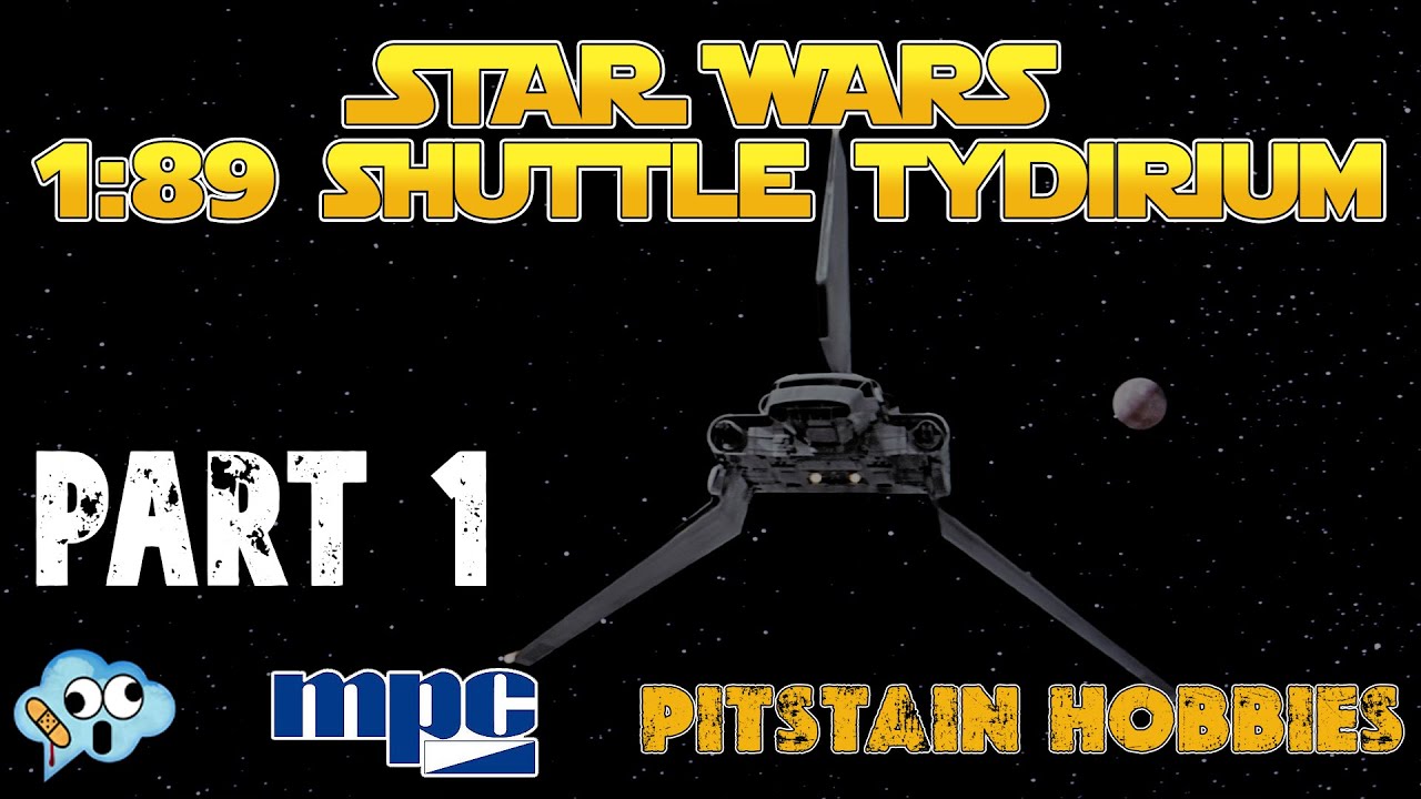 MPC Star Wars Shuttle Tydirium model kit Build Part 1