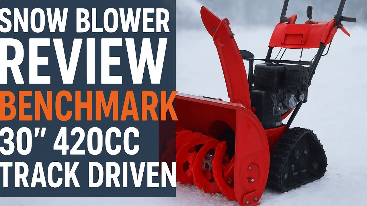 2025 Benchmark 30” 420cc snowblower from Home Hardware. Extended cut.