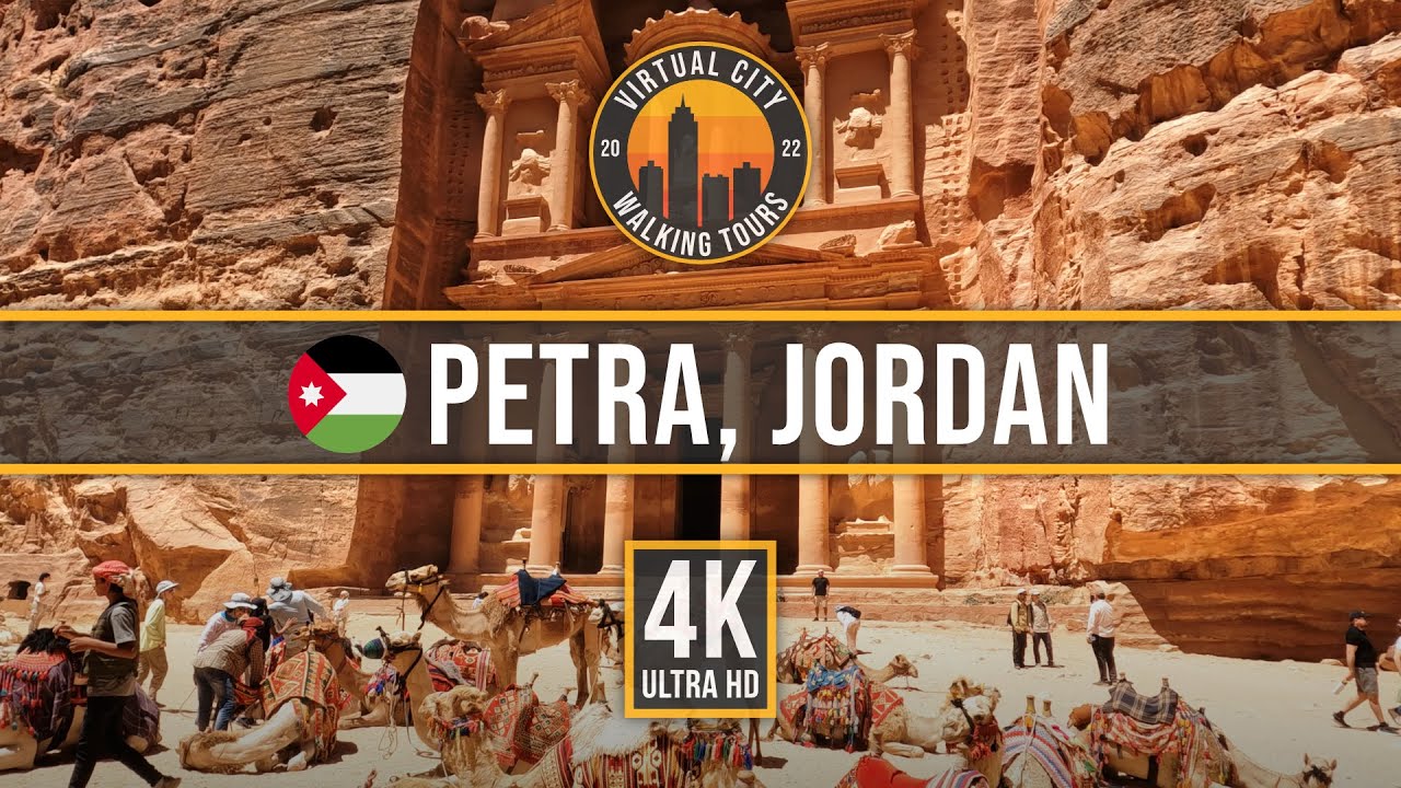 🇯🇴 PETRA, JORDAN – Virtual Walking Tour [4K Walk]