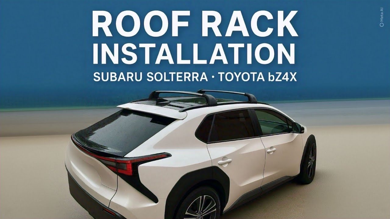 How to Install Roof Rack Cross Bars on Subaru Solterra & Toyota bZ4X (Step-by-Step Guide)