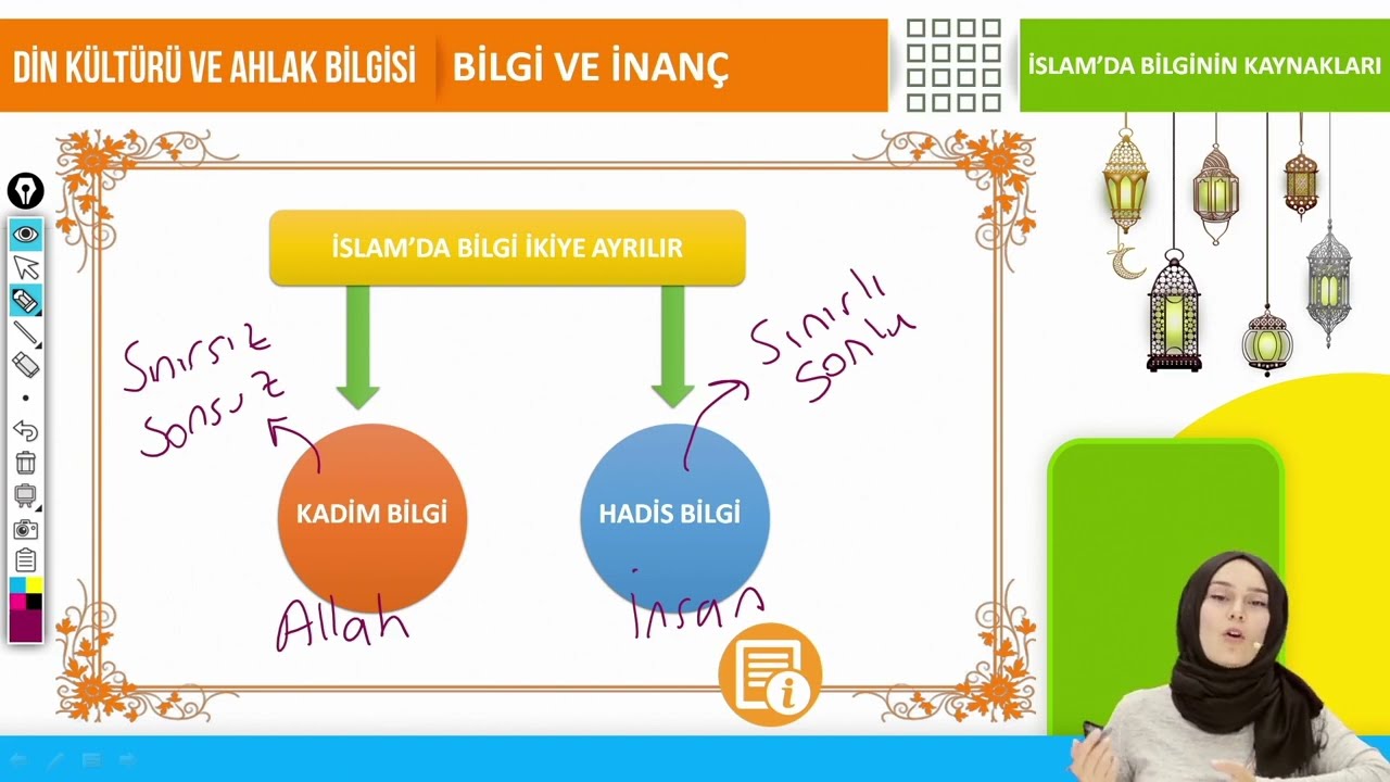 9.Sınıf Din Kültürü ve Ahlak bilgisi İslamda Bilginin Kaynakları #dinkültürüveahlakbilgisi